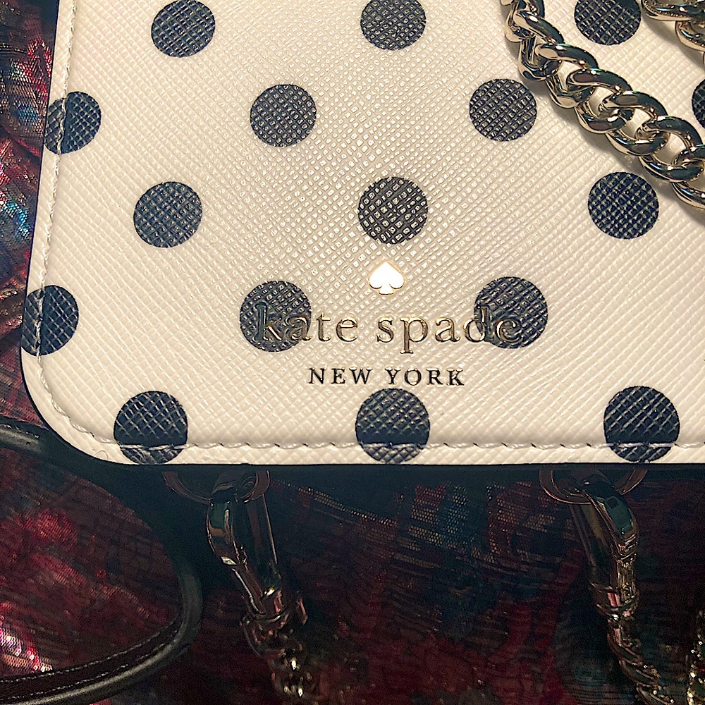 Kate Spade iPhone 12 Pro Max magnetic wrap folio on a chain